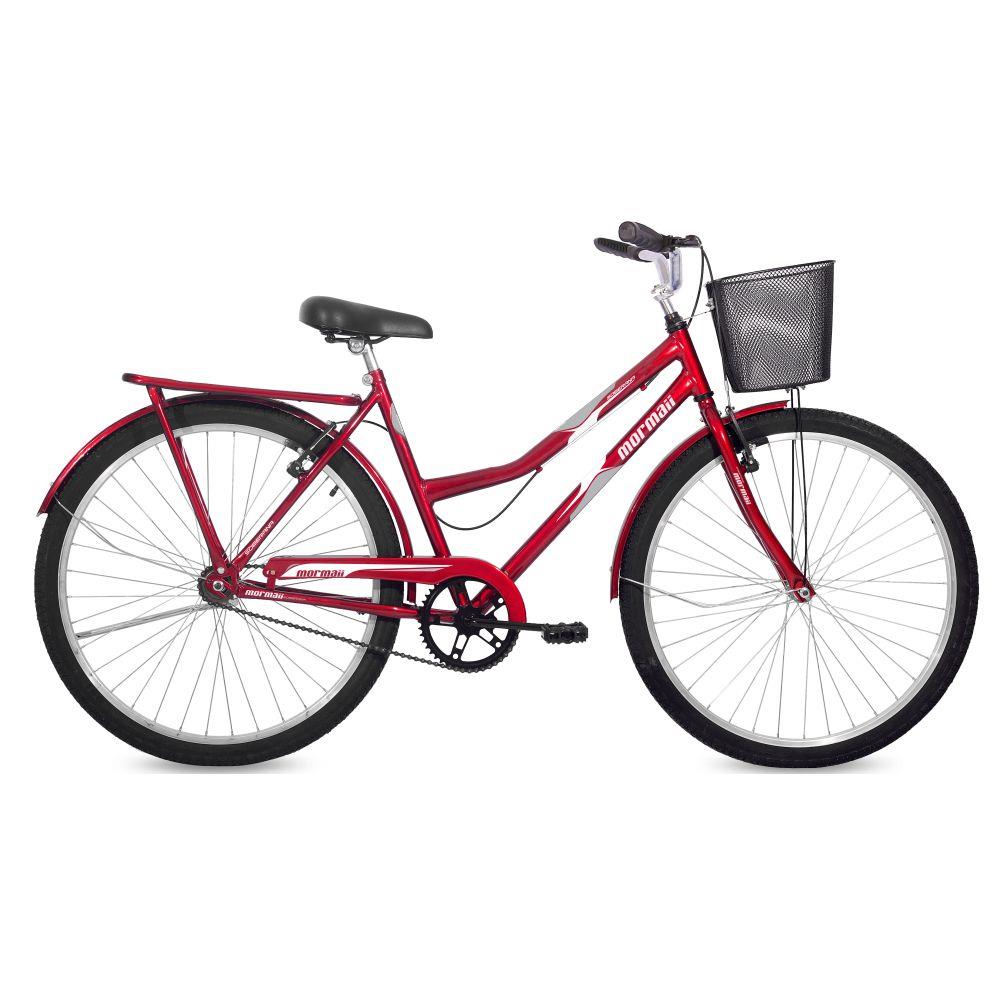 Bicicleta aro 26 da grau vermelha